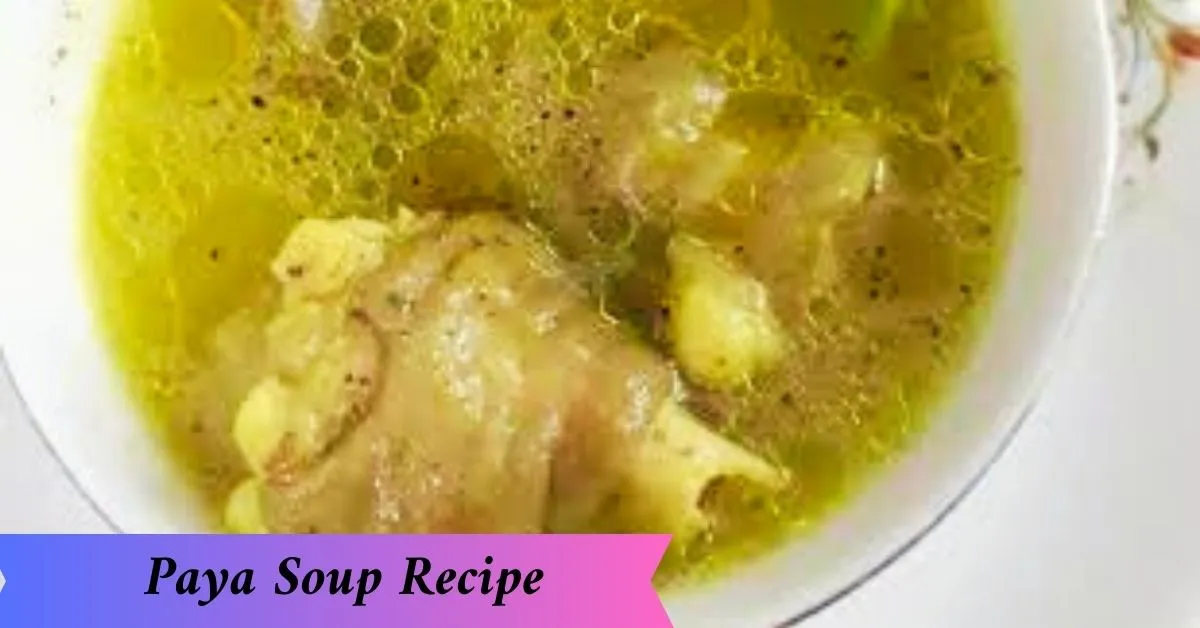 Paya Soup Recipe