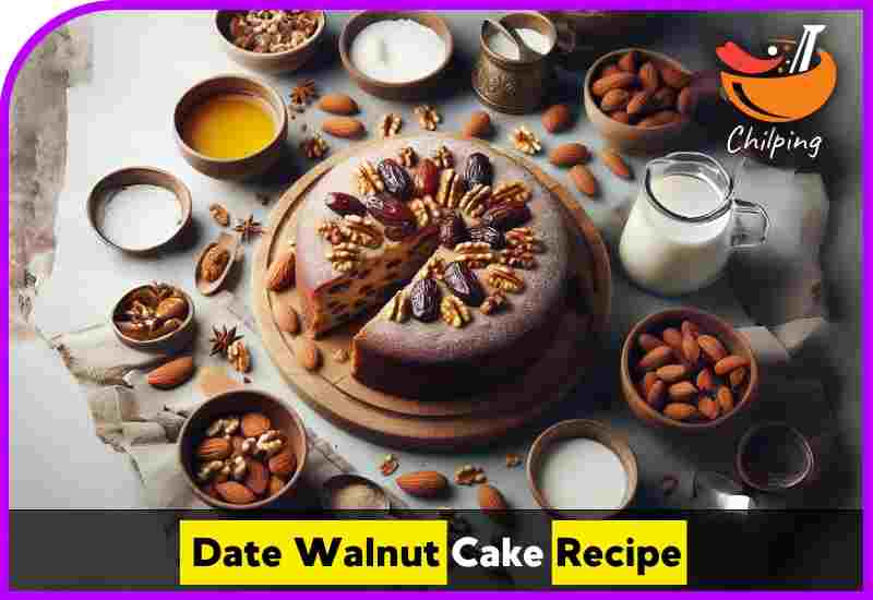 Date Walnut Cake Recipe